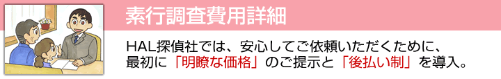 素行調査料金